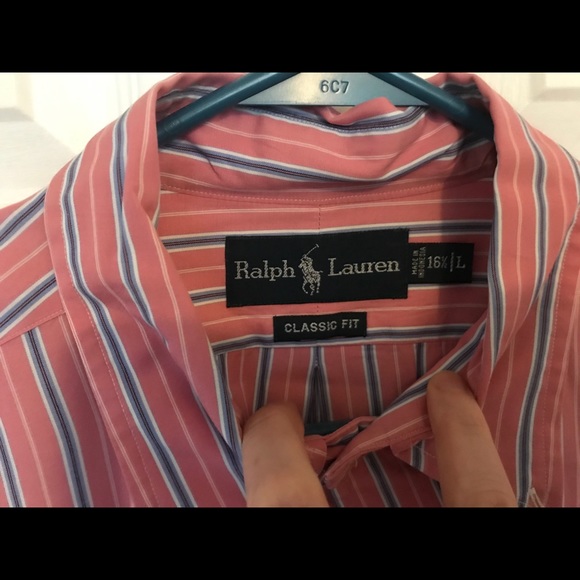 Ralph Lauren Polo button down size L - Picture 2 of 2